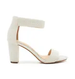 Pearl Beaded velcro ankle shoe NICKY-5