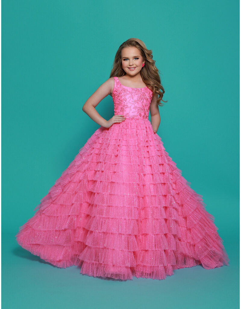 2Cute Princess Tank lace bodice ruffle ballgown G1294
