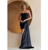 AMELIA COUTURE STRAPLESS, CORSET, MINI W/DRAPE 5060S