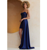 AMELIA COUTURE STRAPLESS, CORSET, MINI W/DRAPE 5060S