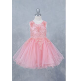 High neck lace tank short tulle skirt 9172