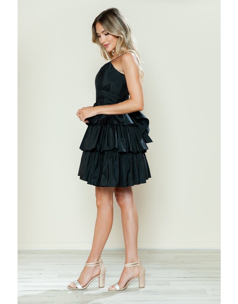 TAFFETA RUFFLE, BACK BOW, SPG STRAP 9590