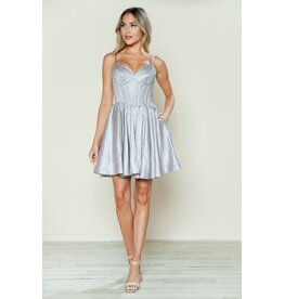CORSET BODICE, BEADED JERSEY FLAIR SKT 9594