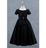 Off the shoulder long a-line gown 9177