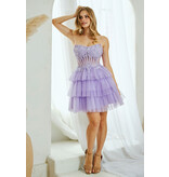 AMELIA COUTURE TULLE RUFFLE, SHORT, LACE UP 902566S