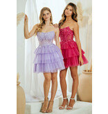 AMELIA COUTURE TULLE RUFFLE, SHORT, LACE UP 902566S