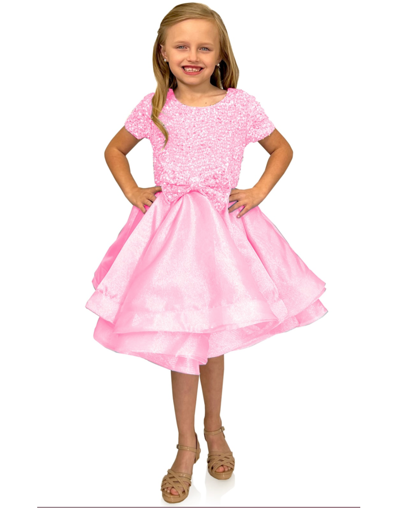 MARC DEFANG SEQUIN TOP A-LINE KIDS 5105K
