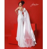 ONE SHLDR, FITTED, LONG 3121