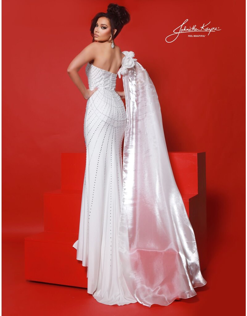 ONE SHLDR, FITTED, LONG 3121