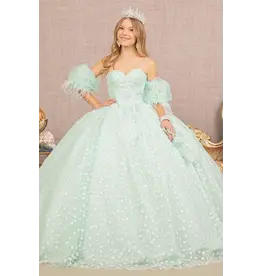 GLS Collective ZPPR BCK, BEADED, SWT HRT NCK GL3176