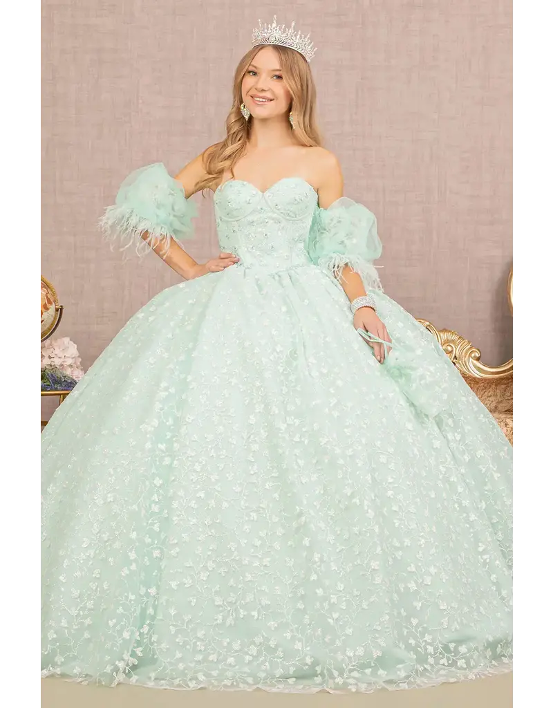 GLS Collective ZPPR BCK, BEADED, SWT HRT NCK GL3176