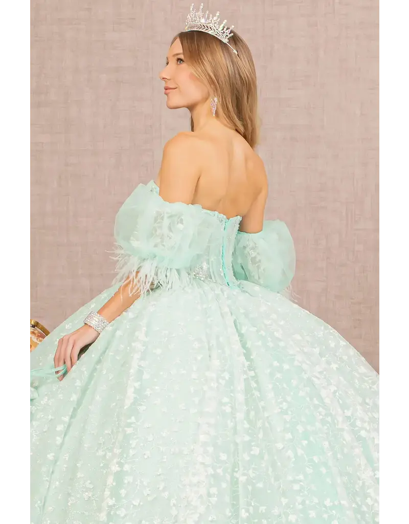 GLS Collective ZPPR BCK, BEADED, SWT HRT NCK GL3176