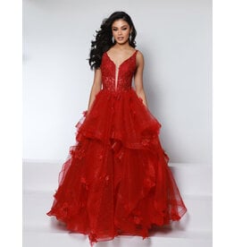 KATE PARKER TNK STRP, RUFFLES, V-NCK, CRST BODICE 25699