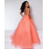 KATE PARKER V-NCK, TNK STRP, LACE UP BCK, BALLGOWN 25945