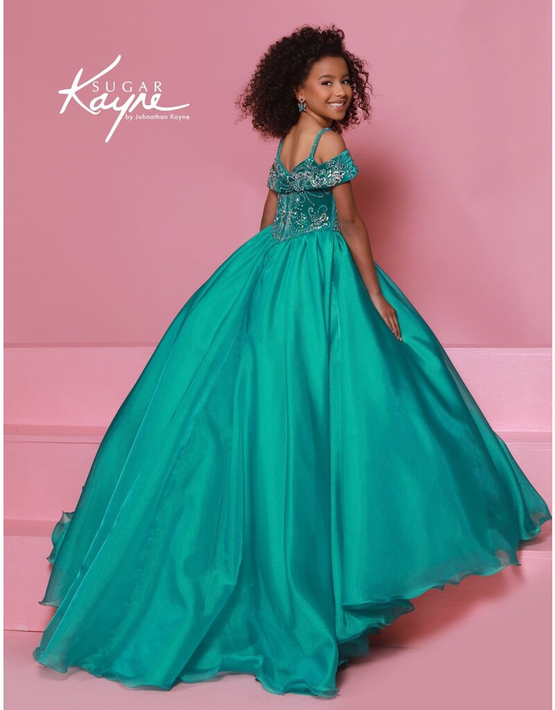 Sugar Kayne TNK STRP, OFF SHLDR, BEADED C389