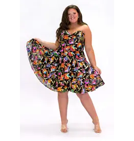 JK SYDNEYS CLOSET STRPLSS, A-LINE, FLORAL, SWTHRT JK252501