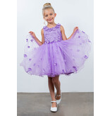 3D Flower Tank Short Tulle gown X9219