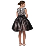Tank lace and tulle short gown X5045