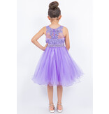 Tank lace beaded belt tulle gown 5013