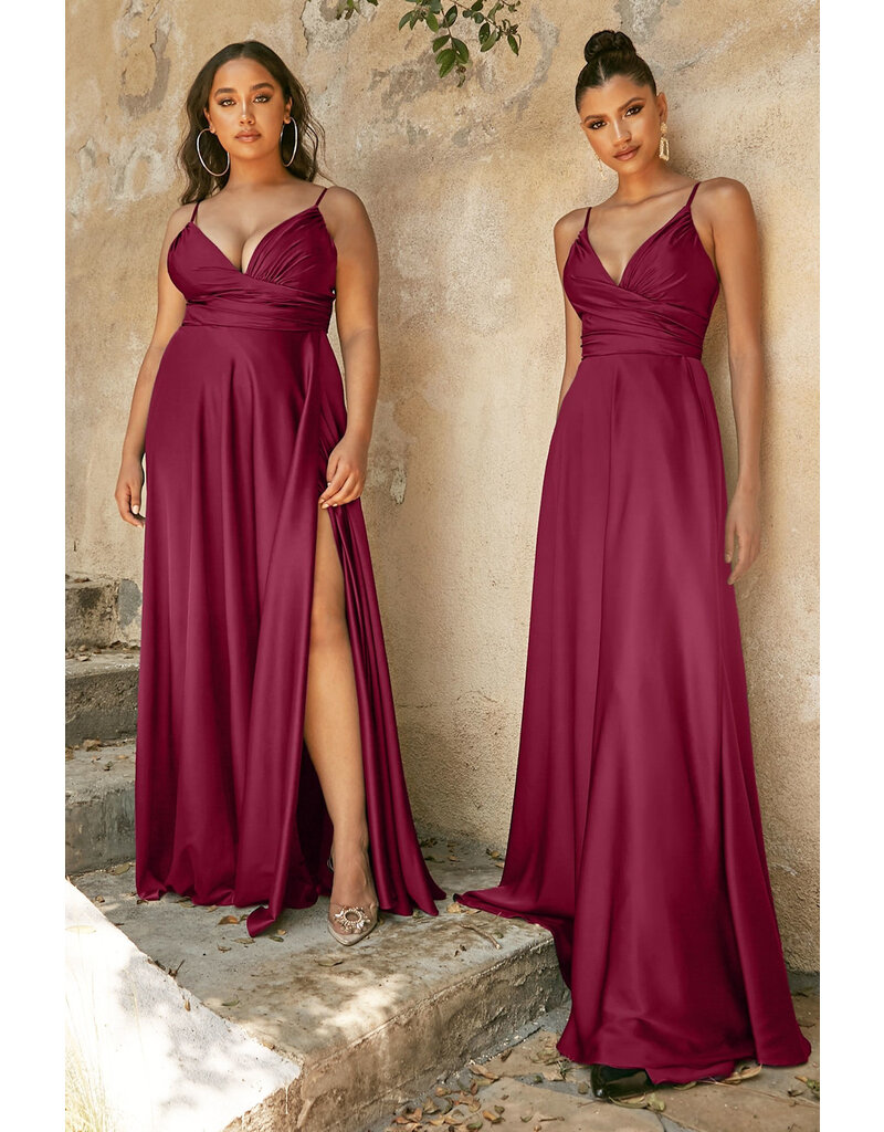 BrideMuse Spaghetti strap rouched waist a-line 742585C