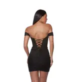 Off the shoulder fitted corset 462585