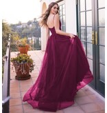 VELVI Spaghetti strap tulle corset a-line 7150