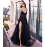 VELVI Spaghetti strap tulle corset a-line 7150