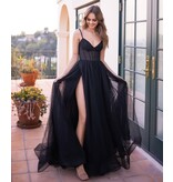 VELVI Spaghetti strap tulle corset a-line 7150