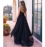VELVI Spaghetti strap tulle corset a-line 7150