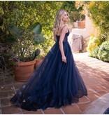 VELVI Spaghetti strap tulle corset a-line 7150