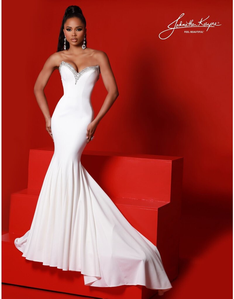 STRAPLESS BODICE, TRIM IN CRYSTALS, LACE UP 2746