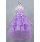 HI-LOW, SHEER NECK, BOW 9170