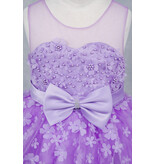 HI-LOW, SHEER NECK, BOW 9170