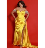 JK SYDNEYS CLOSET Strapless corset fringe shoulder & collar JK242608