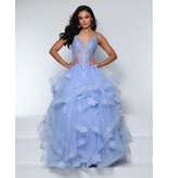 KATE PARKER TNK STRP, RUFFLES, V-NCK, CRST BODICE 25699