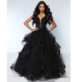 KATE PARKER TNK STRP, RUFFLES, V-NCK, CRST BODICE 25699