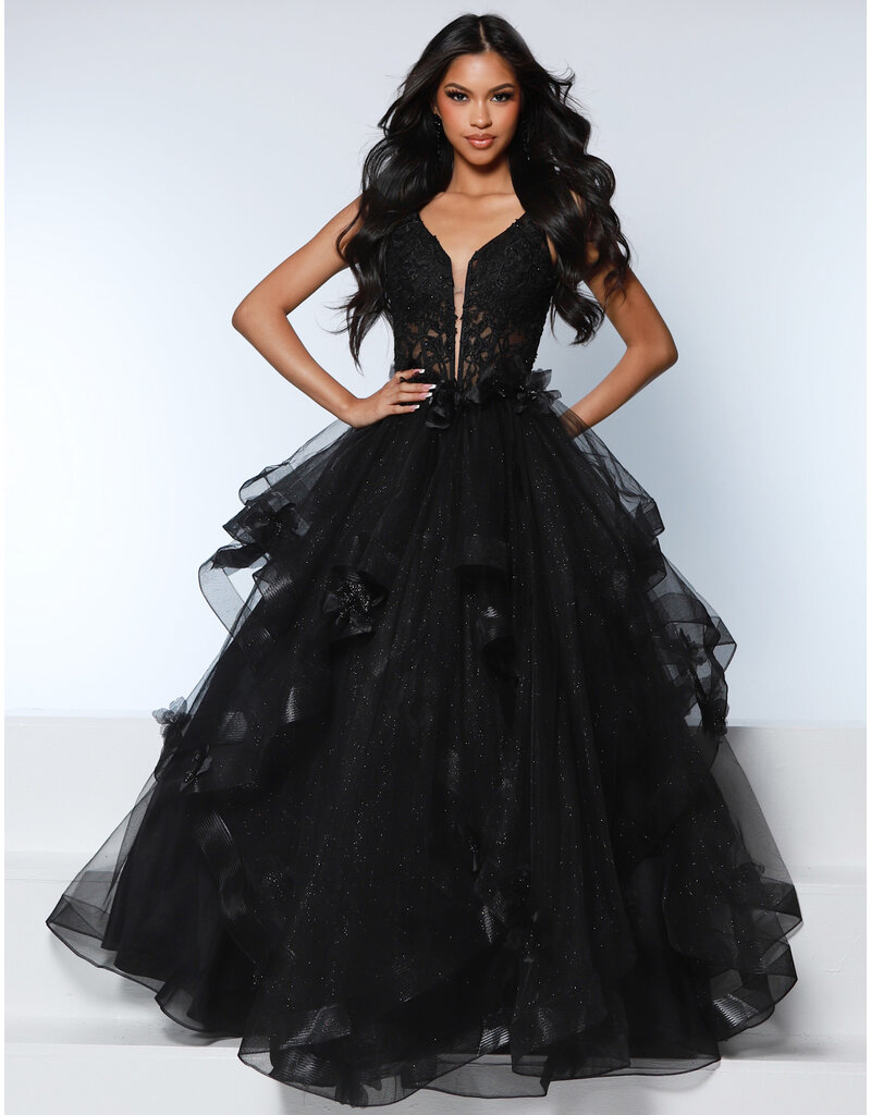 KATE PARKER TNK STRP, RUFFLES, V-NCK, CRST BODICE 25699