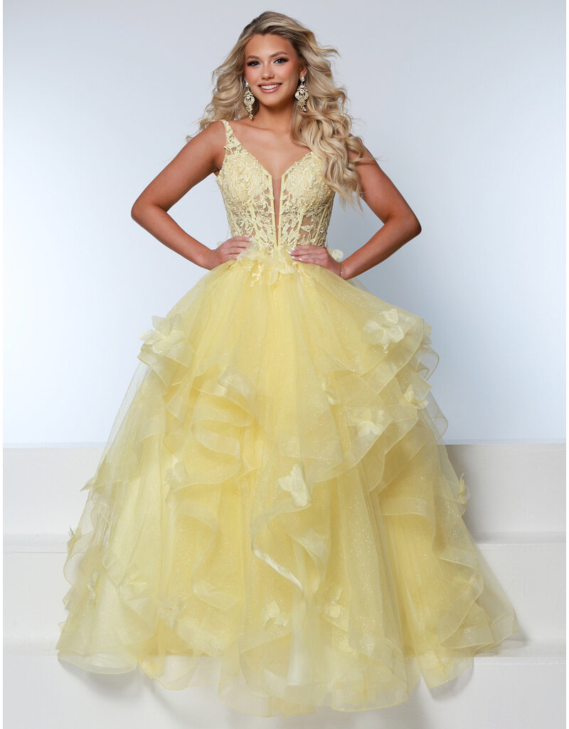 KATE PARKER TNK STRP, RUFFLES, V-NCK, CRST BODICE 25699