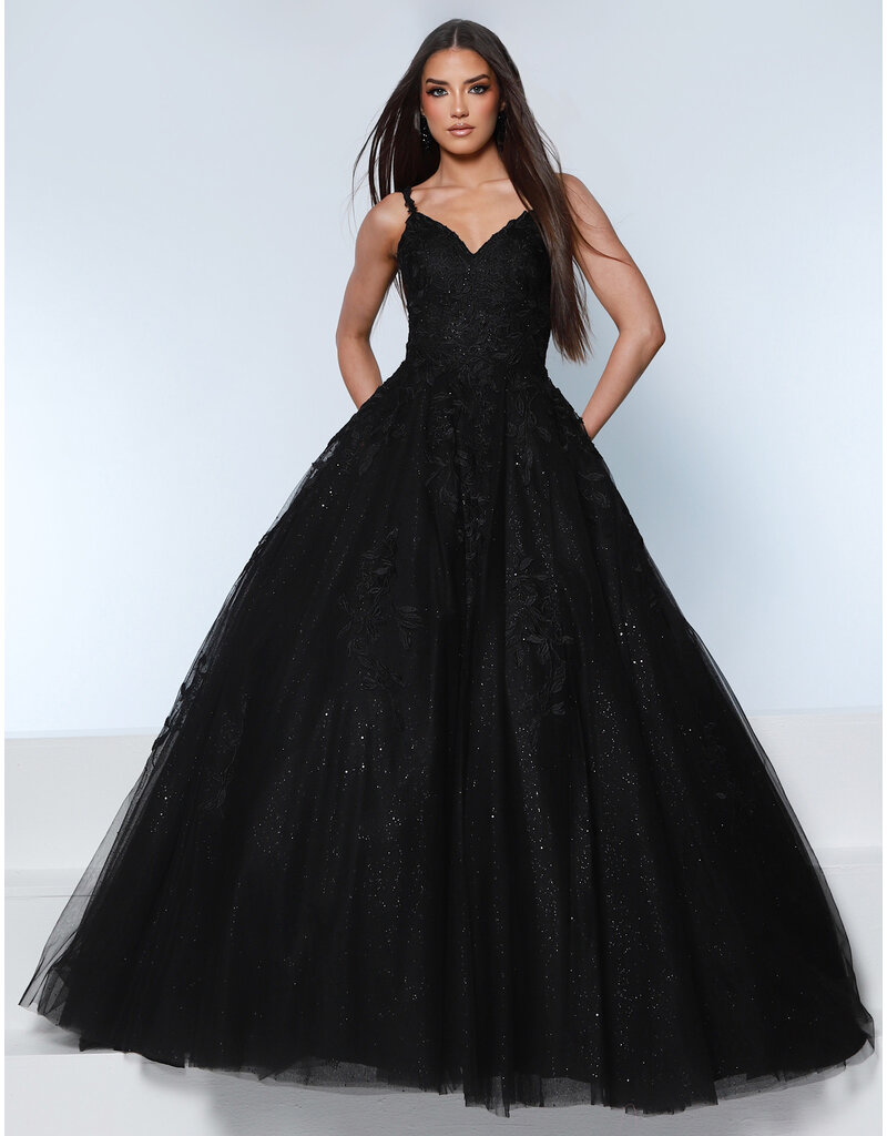 KATE PARKER V-NCK, TNK STRP, LACE UP BCK, BALLGOWN 25945