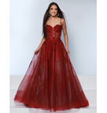 KATE PARKER Beaded lace corset bodice glitter tulle ballgown 25932