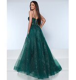 KATE PARKER Beaded lace corset bodice glitter tulle ballgown 25932