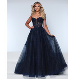 KATE PARKER Beaded lace corset bodice glitter tulle ballgown 25932