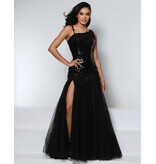 KATE PARKER One shoulder sequin drop waits fit and flare 25944