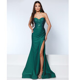 KATE PARKER STRAPLESS, SIDE DRAPE, LEG SLIT 26080