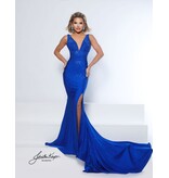 Tank v-neck beaded fit n flare w/slit 9213A