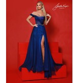 OFF SHOULDER, SHEER CORSET, SHEER OVERSKIRT 3217