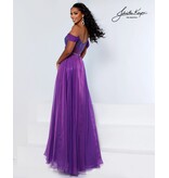 OFF SHOULDER, SHEER CORSET, SHEER OVERSKIRT 3217