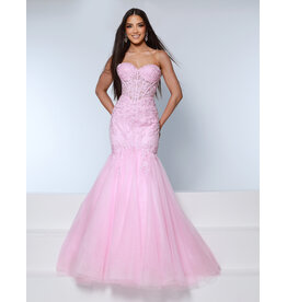 KATE PARKER Strapless lace and tulle mermaid 26263