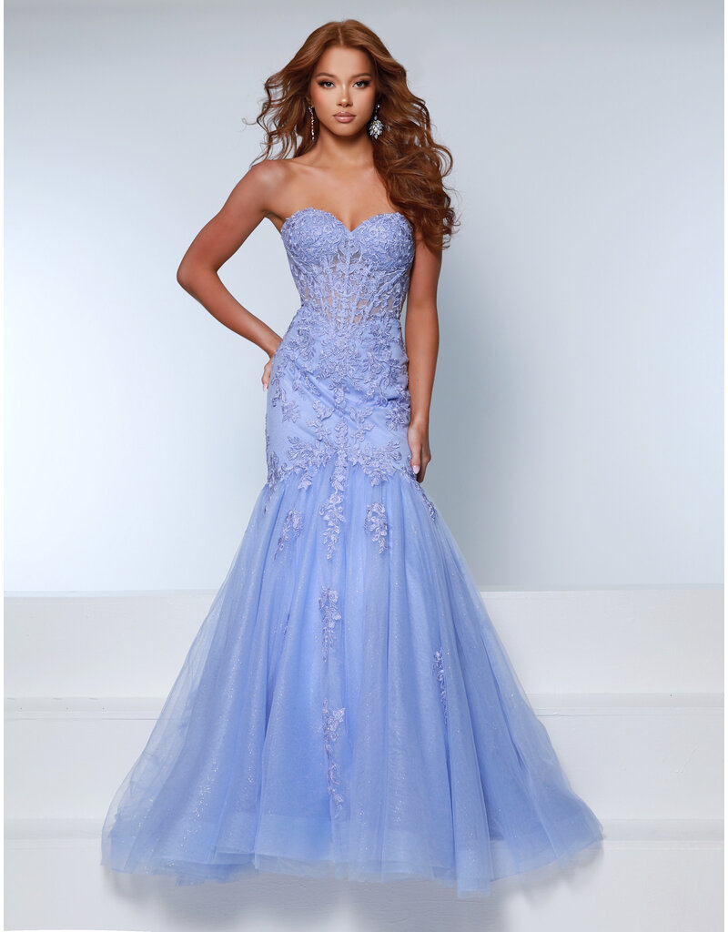 KATE PARKER Strapless lace and tulle mermaid 26263