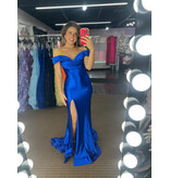 KATE PARKER Off the shoulder shimmer satin mermaid 26032